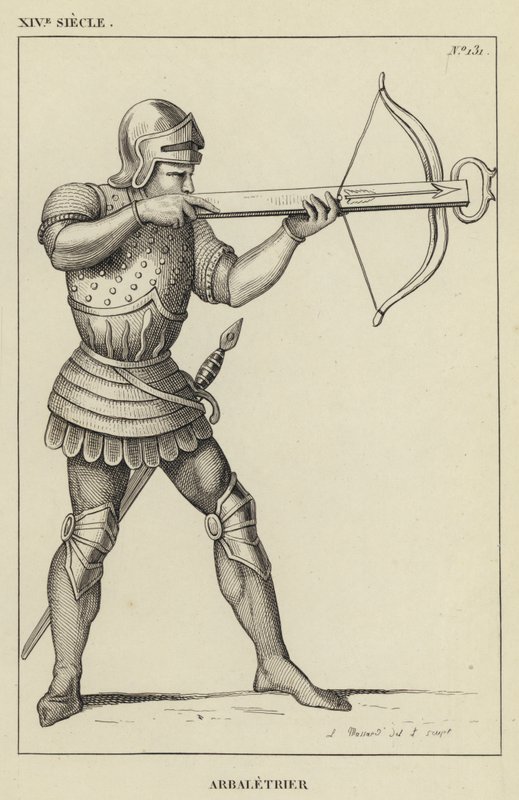 XIV Siecle, Arbaletrier de French School