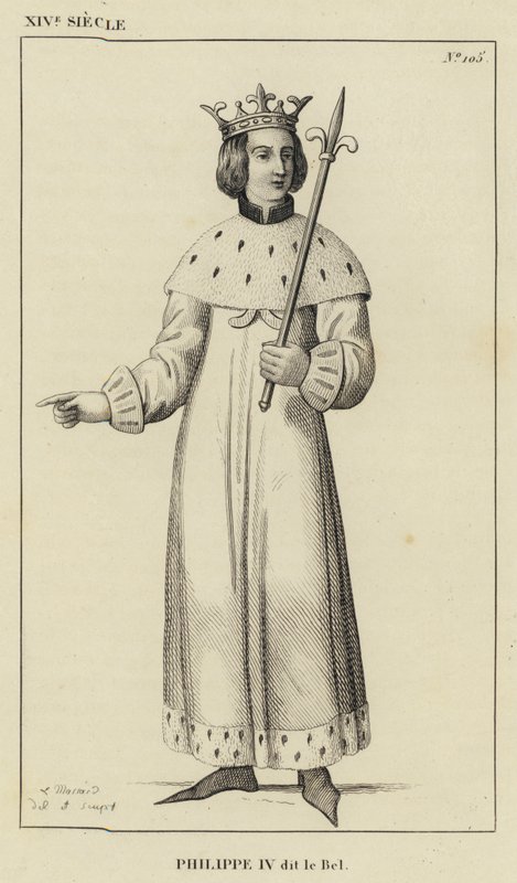 Siglo XIV, Felipe IV llamado el Hermoso de French School