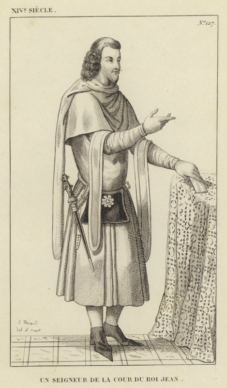 XIV Siglo, Un Señor de la Corte del Rey Juan de French School