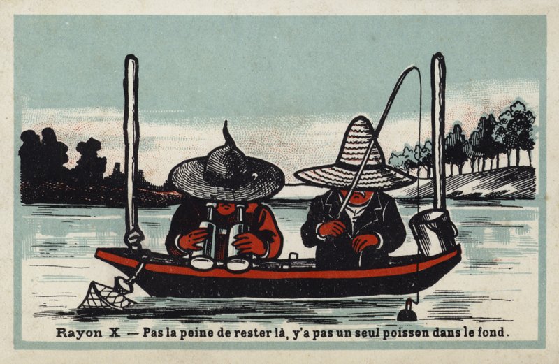 Rayos X - no tiene sentido quedarse aquí, no hay ni un solo pez en el fondo de French School