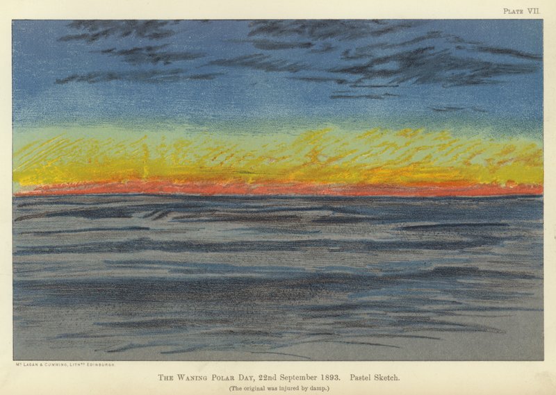 El día polar menguante, 22 de septiembre de 1893 de Fridtjof Nansen