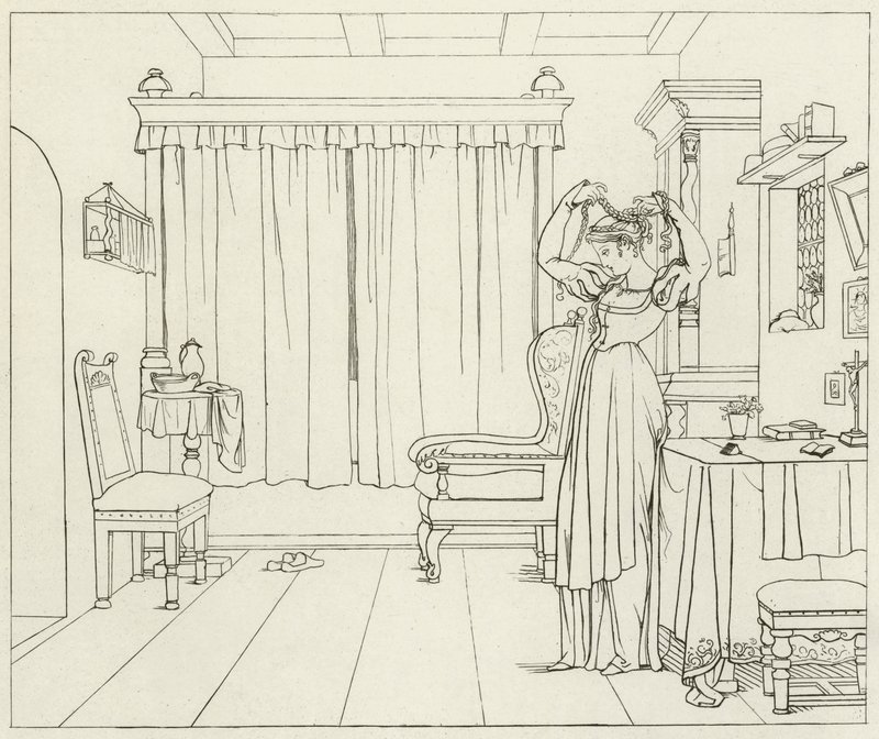 Ilustración para Fausto de Goethe de Friedrich August Moritz Retzsch