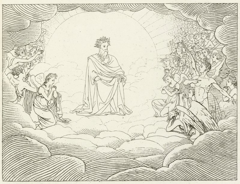 Ilustración para Fausto de Goethe de Friedrich August Moritz Retzsch