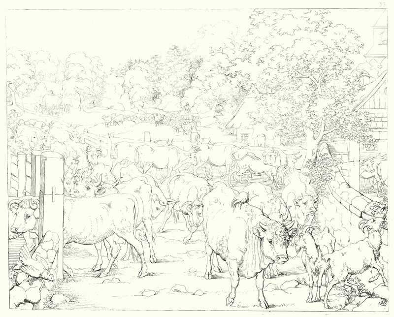 Ilustración para Lied von der Glocke de Schiller de Friedrich August Moritz Retzsch