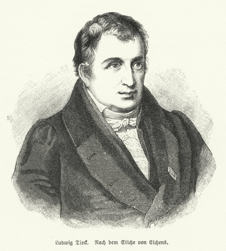Ludwig Tieck, poeta y crítico alemán de Friedrich Eduard Eichens