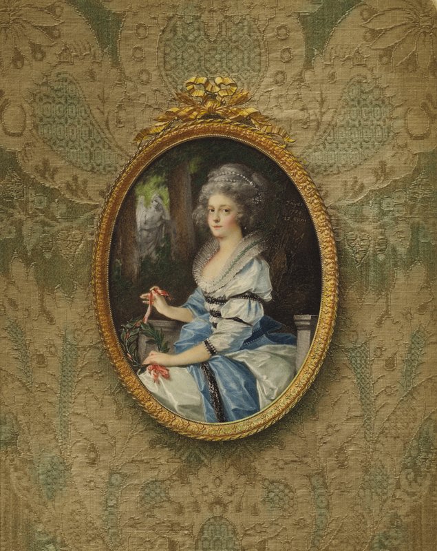 Retrato de la Princesa Isabel Guillermina Luisa, hija del Duque Eugenio de Wurtemberg, 1788 de Friedrich Heinrich Fuger