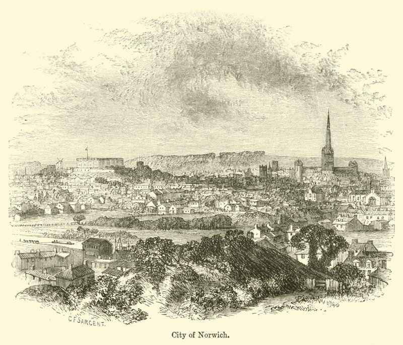 Ciudad de Norwich de G. F. Sargent