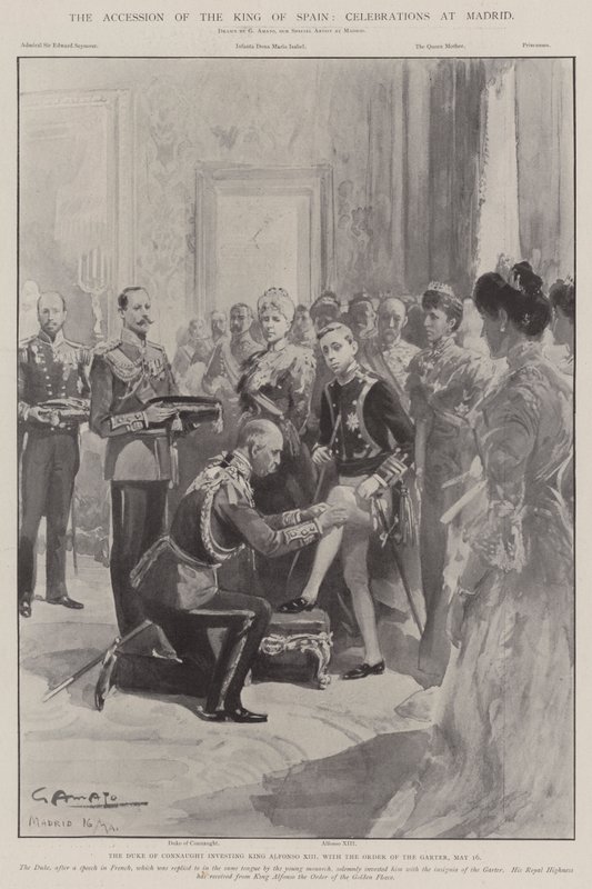 La ascensión del Rey de España, celebraciones en Madrid de G.S. Amato