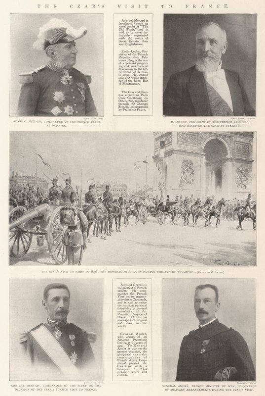La visita del zar a Francia de G.S. Amato