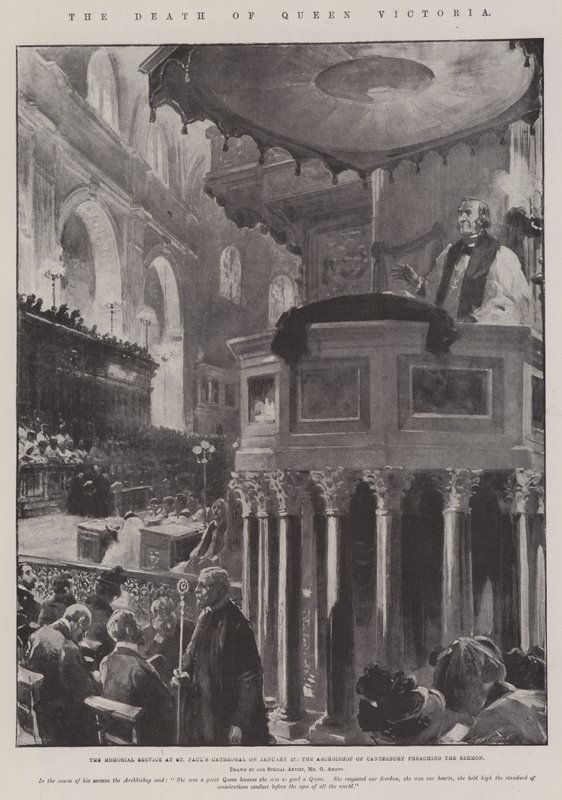La muerte de la Reina Victoria de G.S. Amato