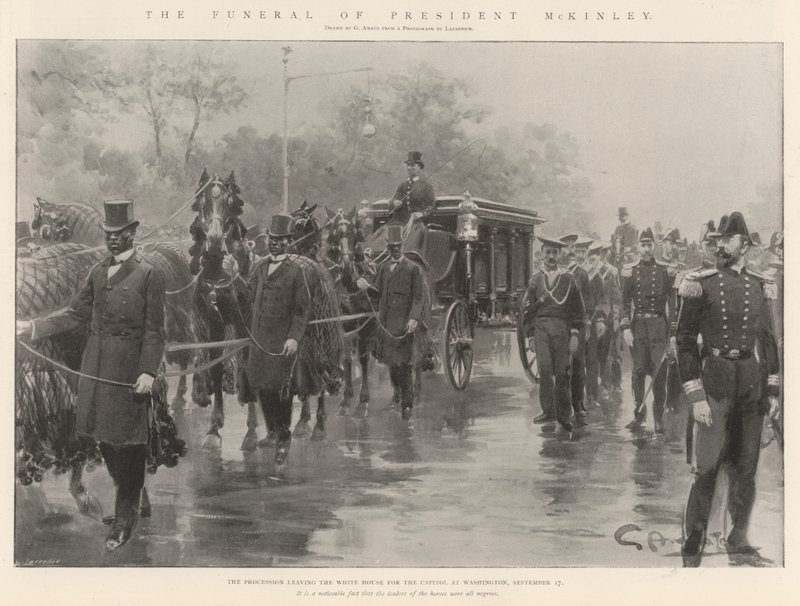El funeral del Presidente McKinley de G.S. Amato