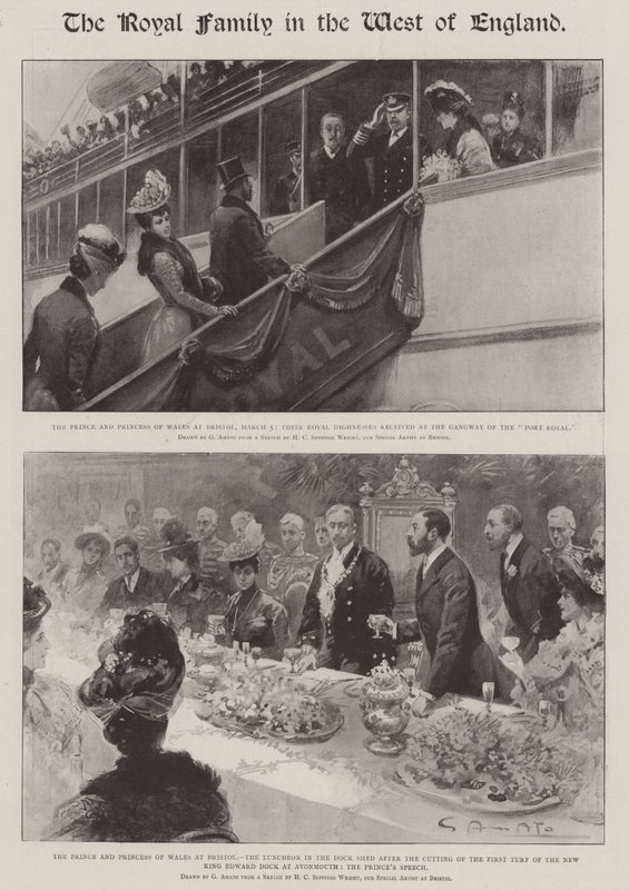La Familia Real en el Oeste de Inglaterra de G.S. Amato