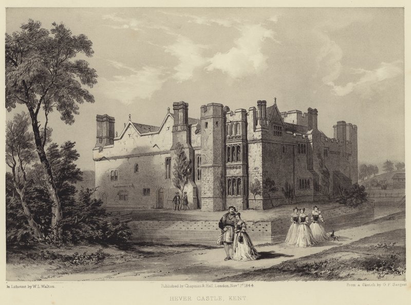 Castillo de Hever, Kent de G. F. Sargent