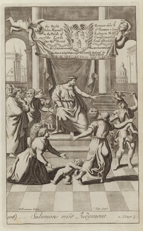 El juicio sabio de Salomón de G Freman