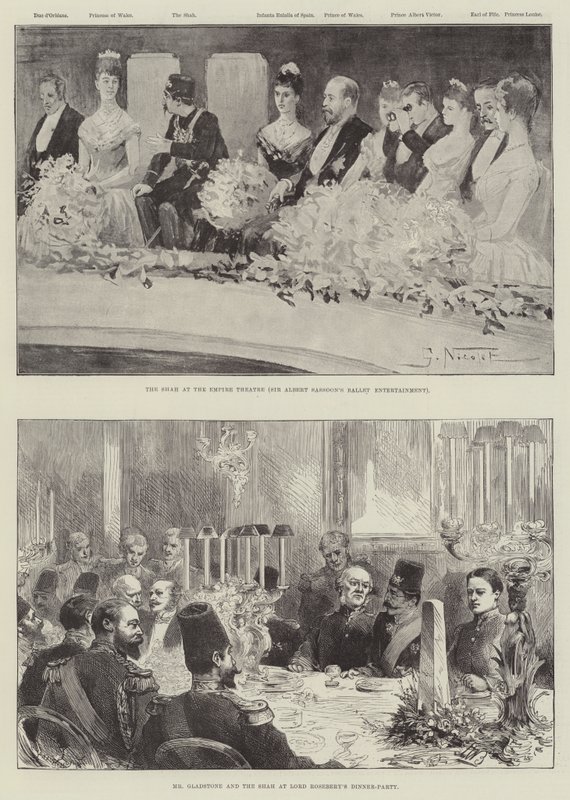 La visita del Shah de Gabriel Nicolet
