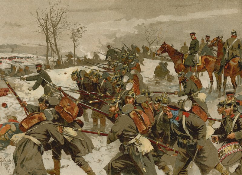 Batalla de Lisaine, Guerra Franco-Prusiana, 15-17 de enero de 1871 de Georg Koch
