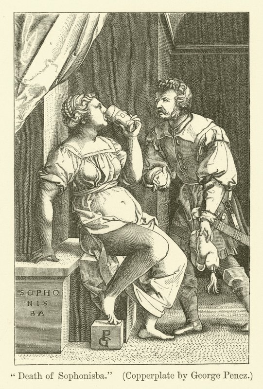 Muerte de Sofonisba de Georg Pencz