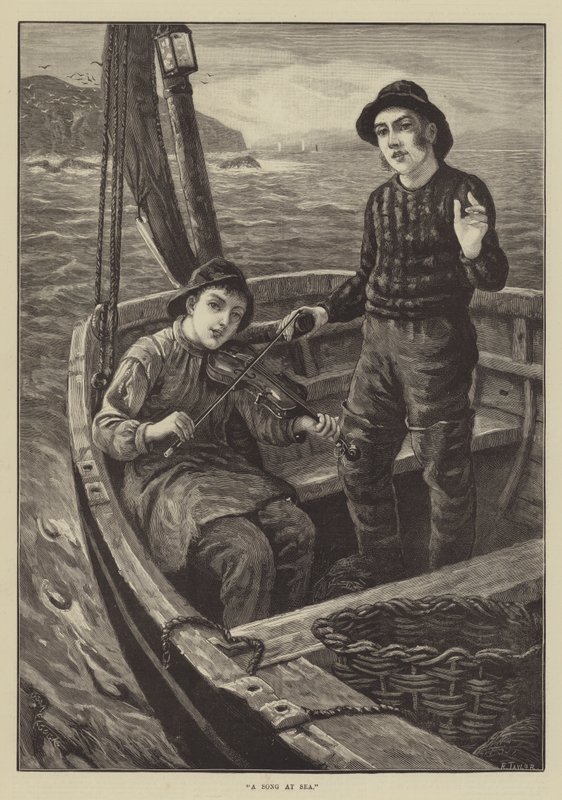 Una canción en el mar de George A. Elcock