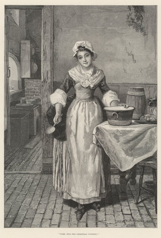 ¡Vamos, revuelve el pudín de Navidad! de George Adolphus Storey