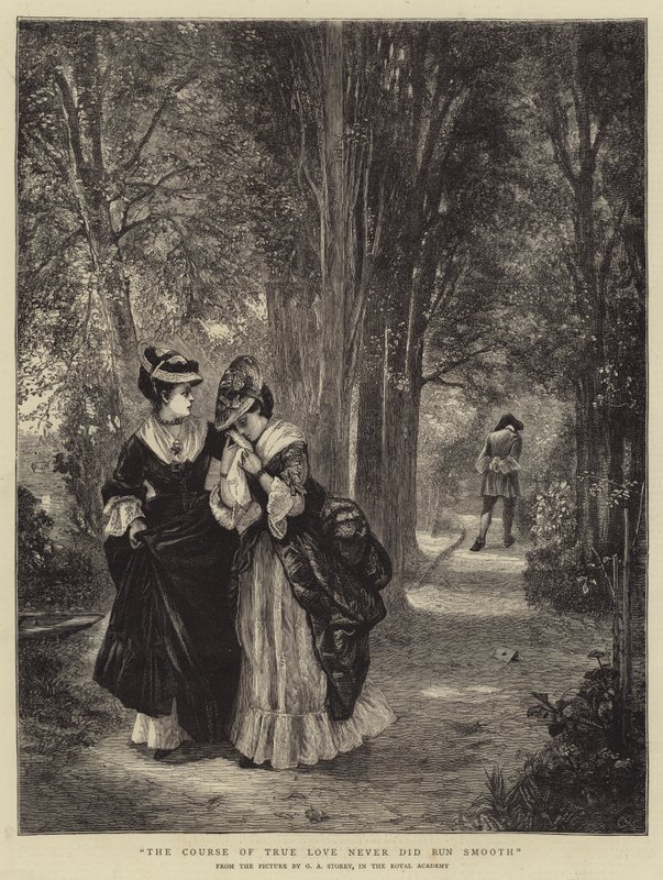 El curso del verdadero amor nunca fue suave de George Adolphus Storey