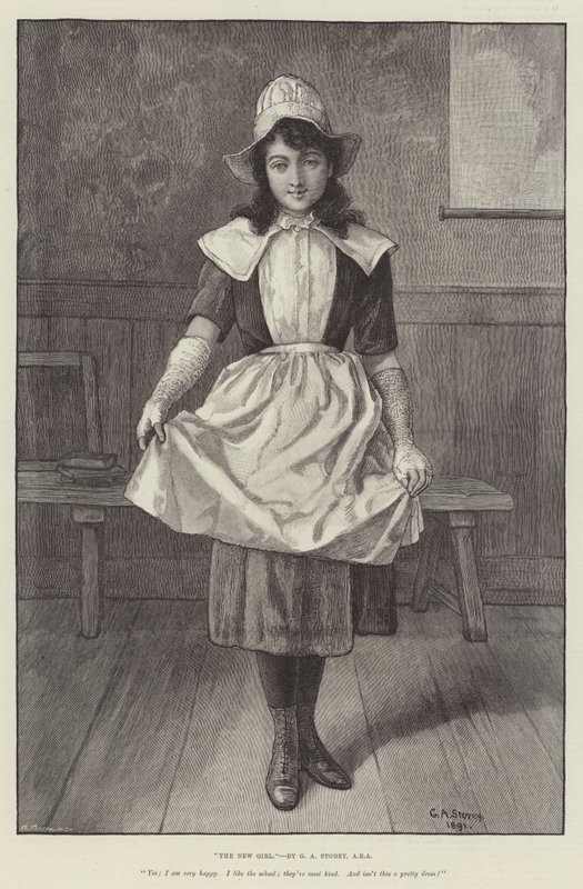 La chica nueva de George Adolphus Storey