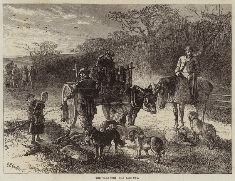 El carro de caza, el último día de George Bouverie Goddard