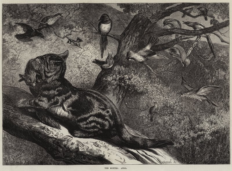 Los meses, abril de George Bouverie Goddard