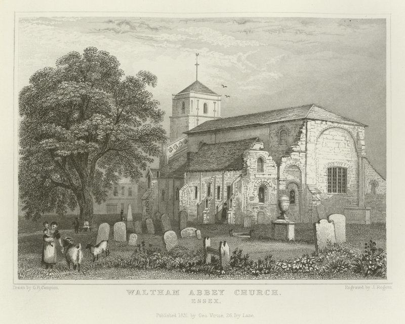 Iglesia de la Abadía de Waltham, Essex de George Bryant Campion