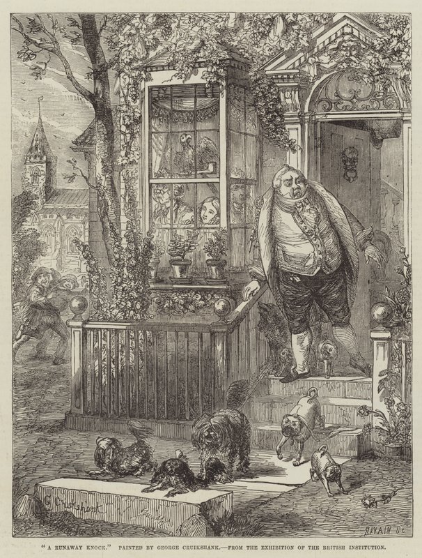Un Golpe de Huida de George Cruikshank