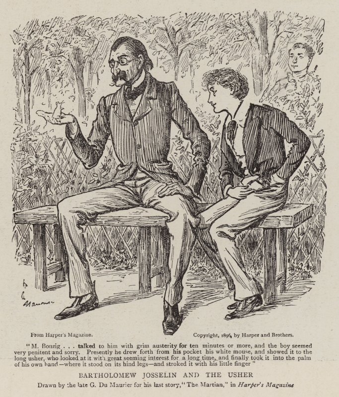 Bartholomew Josselin y el Usher de George du Maurier
