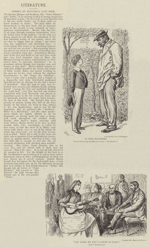 El marciano, por Georges du Maurier de George du Maurier