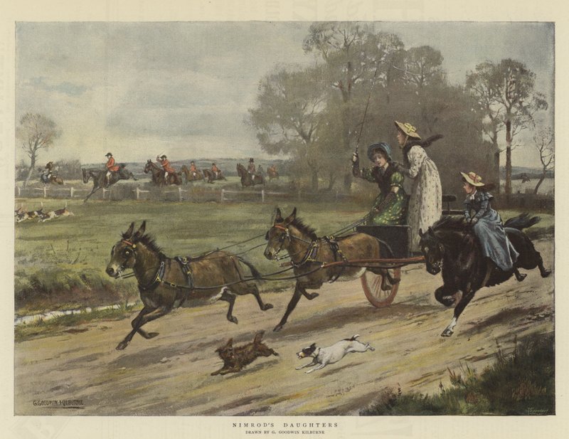 Las hijas de Nimrod de George Goodwin Kilburne