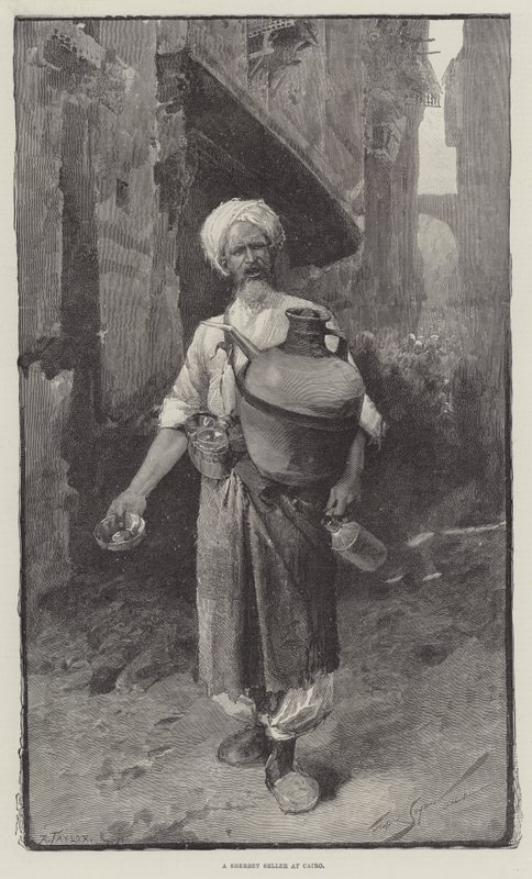 Un vendedor de sorbetes en El Cairo de George L. Seymour