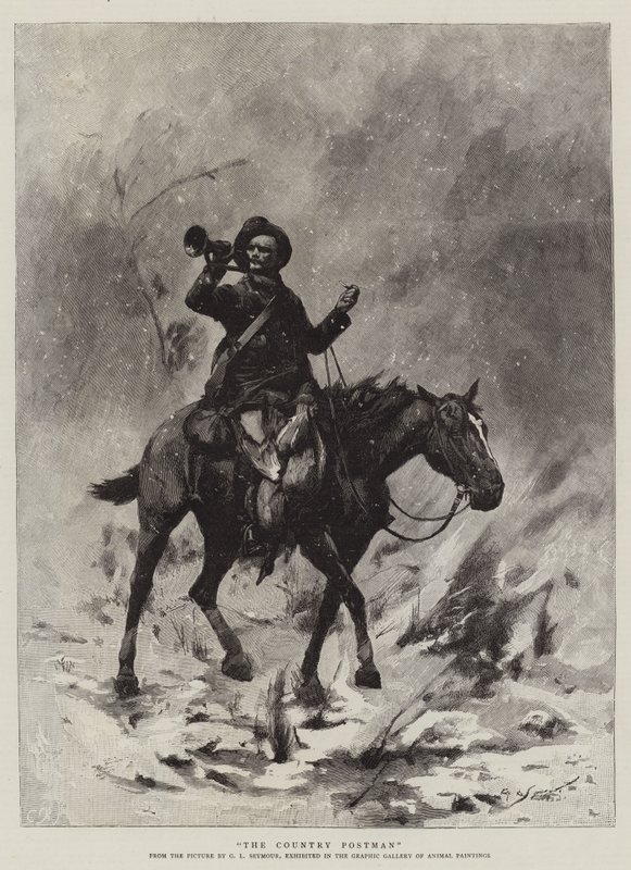 El cartero rural de George L. Seymour