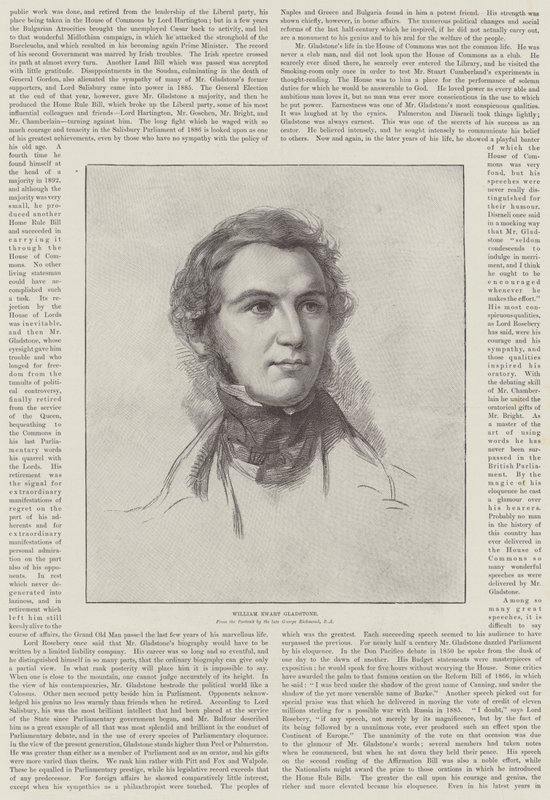 Recuerdo del Sr. Gladstone de George Richmond