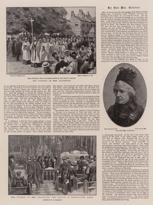 El funeral de la Sra. Gladstone de George Soper