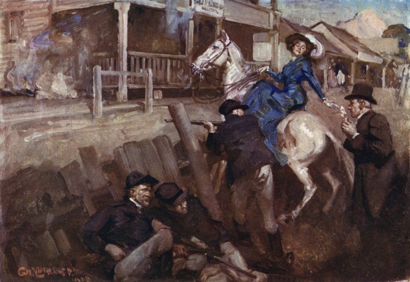 Ilustración para Romance del Imperio, Australia de George Washington Lambert