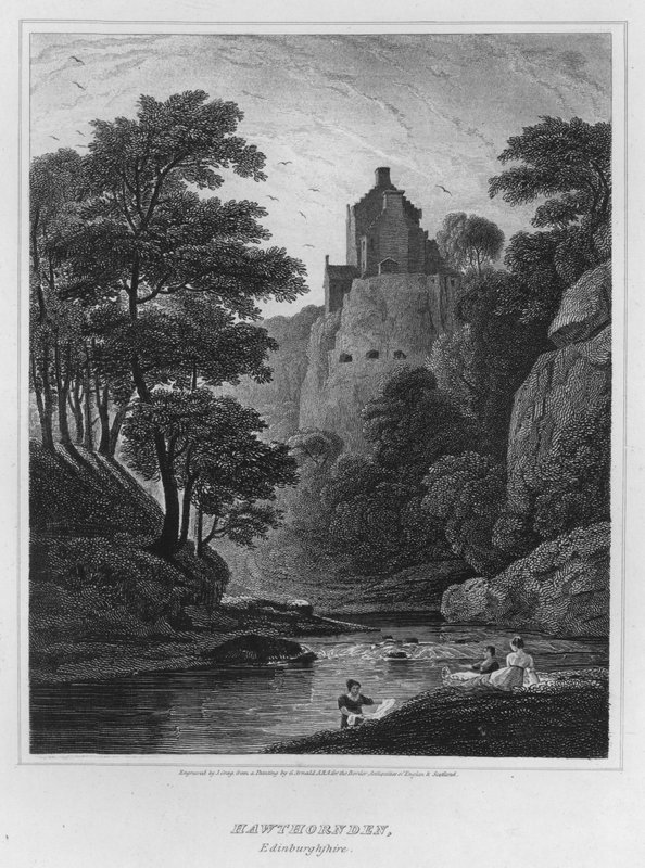 Hawthornden, Edinburghshire de George (after) Arnald