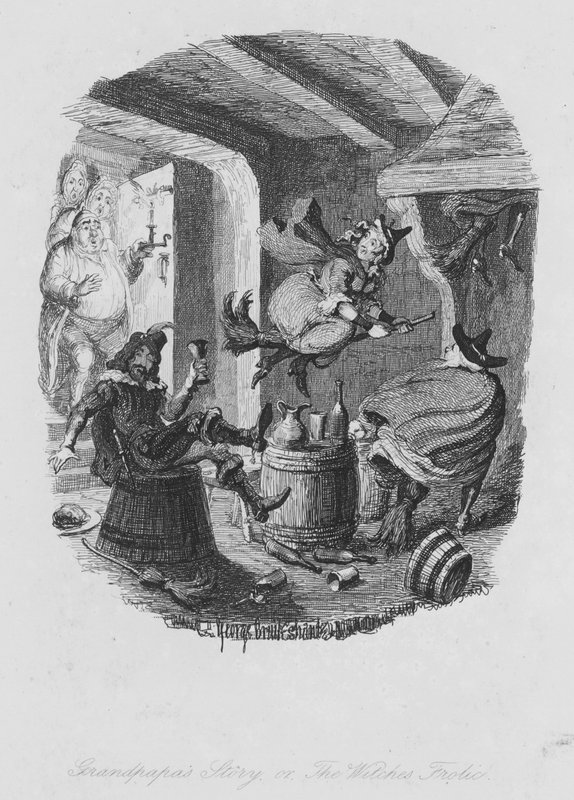 La historia del abuelo o la juerga de las brujas de George (after) Cruikshank