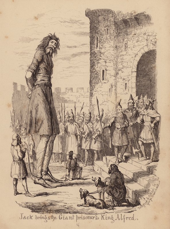 Jack y las habichuelas (grabado) de George (after) Cruikshank