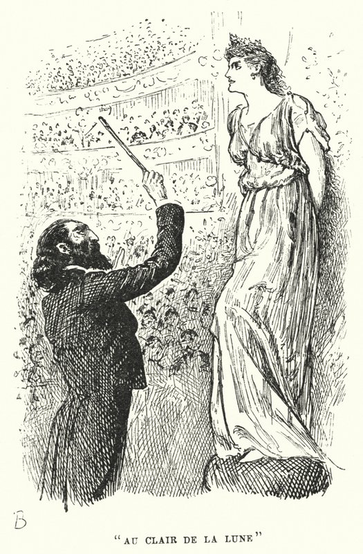 Ilustración para Trilby de George du Maurier de George (after) Du Maurier