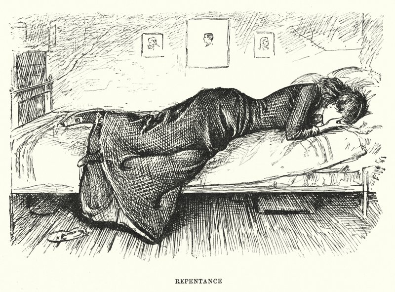 Ilustración para Trilby de George du Maurier (grabado) de George (after) Du Maurier