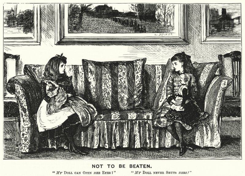Caricatura de Punch: No ser vencido (grabado) de George (after) Du Maurier