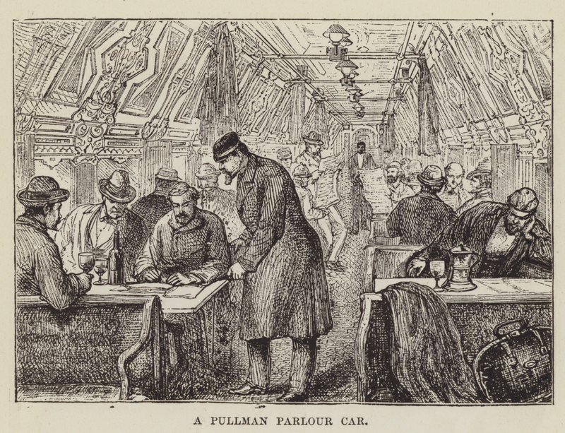 Un coche salón Pullman de George Augustus Sala
