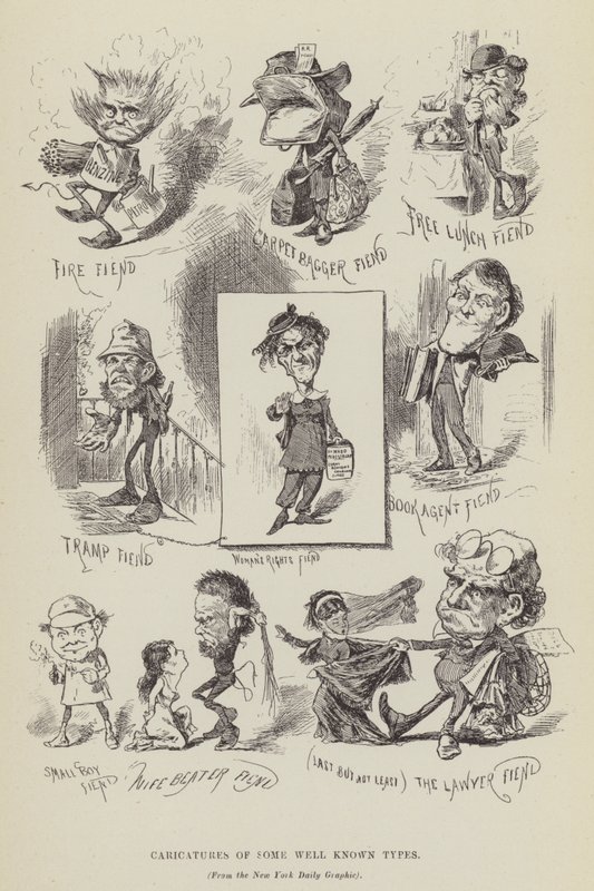 Caricaturas de algunos tipos bien conocidos de George Augustus Sala