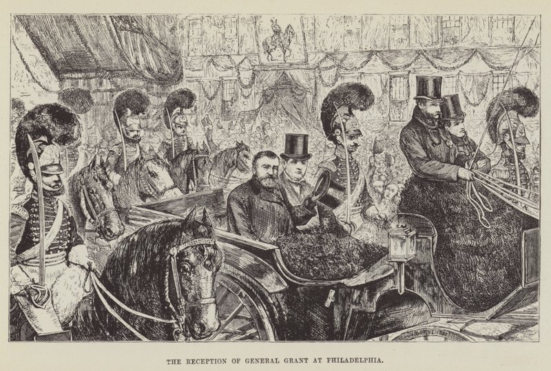 La recepción del General Grant en Filadelfia de George Augustus Sala