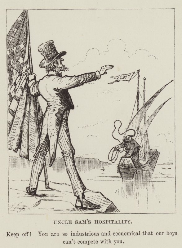 La hospitalidad del Tío Sam de George Augustus Sala
