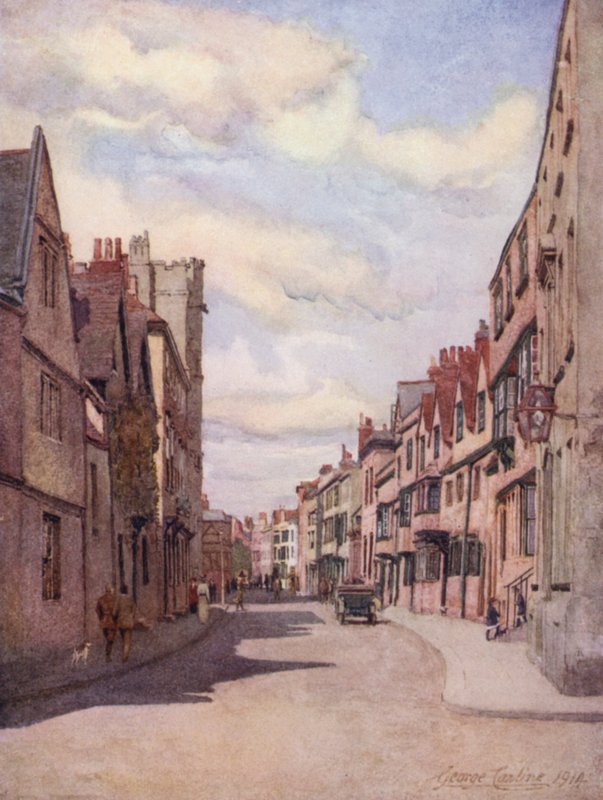 Oxford: Holywell Street de George Carline
