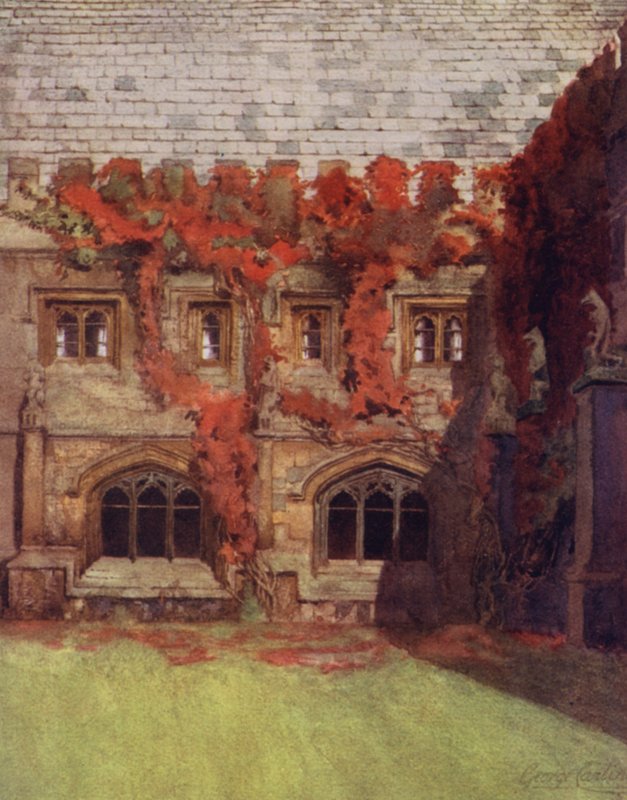 Oxford: Las Habitaciones del Príncipe de Gales, Magdalen College de George Carline
