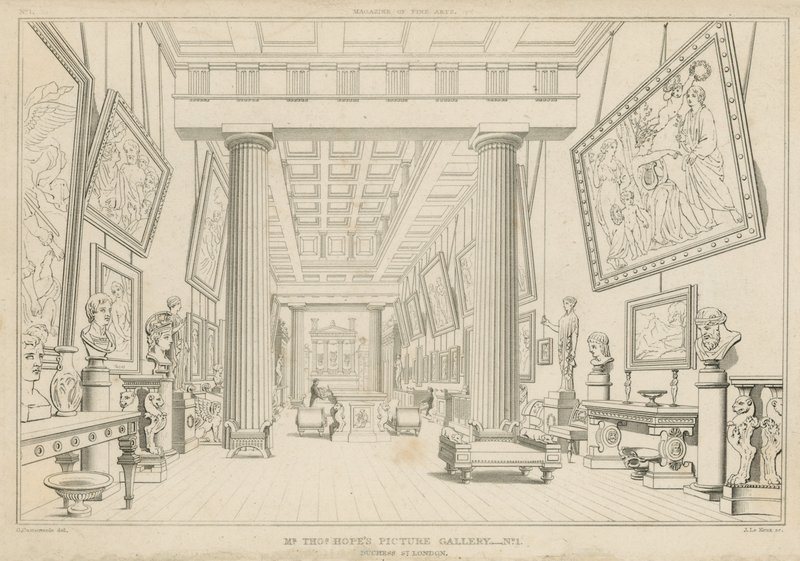 La galería de cuadros del Sr. Thomas Hope de George Cattermole